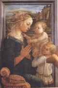 Sandro Botticelli Filippo Lippi,Madonna with Child and Angels or Uffizi Madonna Germany oil painting artist